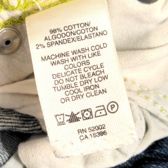 DKNY Jeans Womens 27 Bootcut Cotton Blend Blue Denim Medium Wash Y2K Vintage - Picture 6 of 9